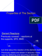 Properties of The Section