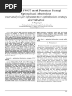 Download 1 Analisis SWOT Untuk Penentuan Strategi Optimalisasi Infrastruktur by Ayub Impian Jaya Ancol SN208915163 doc pdf