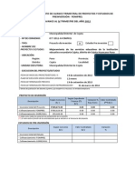 Ficha Seguimiento Avance Trimestral Proyec Estud de Preinver Foniprel