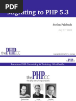 Migrating To PHP 5.3