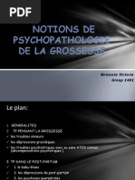 Psychopathologie de La Grossesse