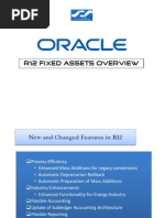 Oracle R12 Fixed Assets Changes From 11i