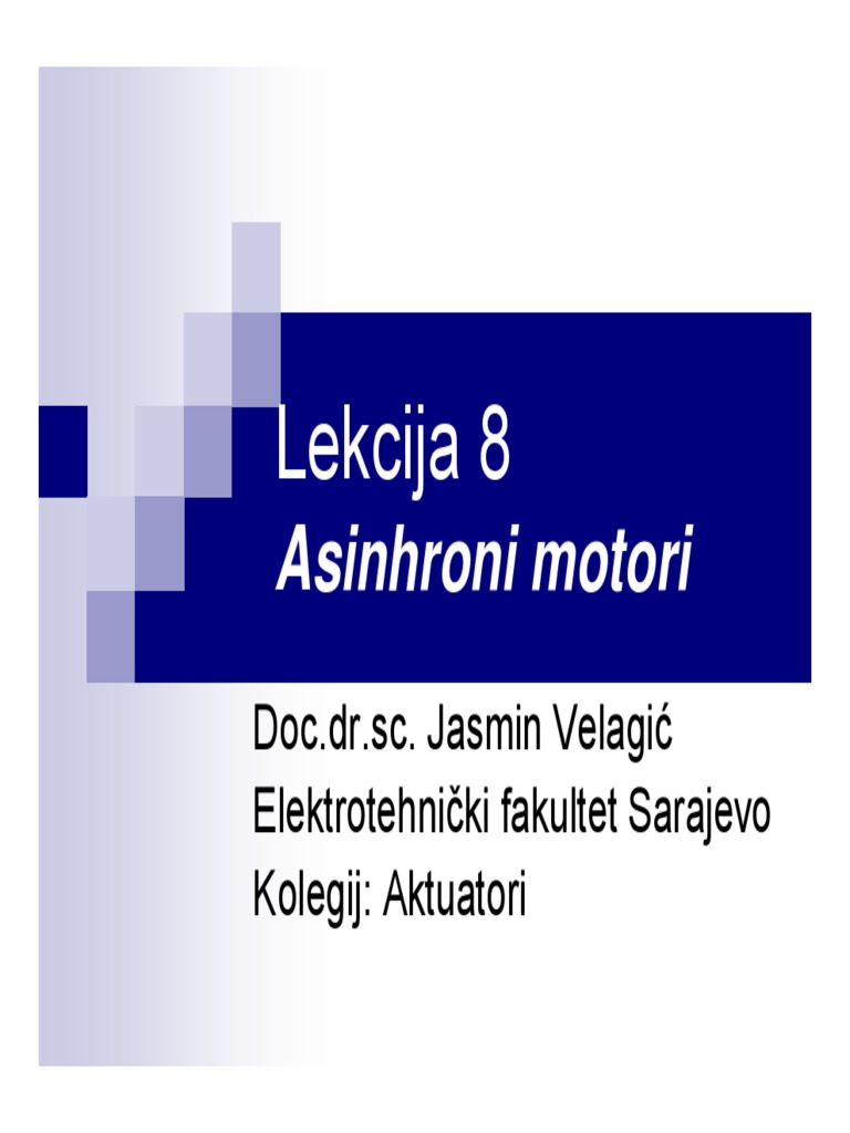 Asinhroni Motori | PDF