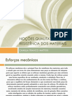 05 - Noções qualitativas de resistência dos materiais