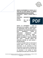 Agravo de instrumento sobre contestação fora do prazo