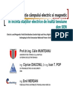 Campul Electromagnetic in Statiile de Inalta Tensiune