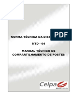 Normas Celpa - Infra Estrutura - Ntd-04