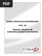 Normas Celpa - Infra Estrutura - Ntd-04