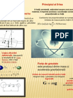 Principiul al doilea al mecanicii. Forta elastica. Forta de frecare. Forta de greutate. 