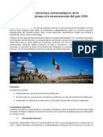 Antecedentes de La Estructura Socioeconomica de Mexico