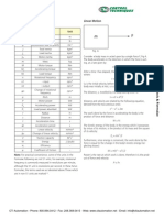 Mechanical Formulas