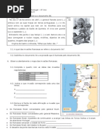 História e Geografia de Portugal ficha 6º ano
