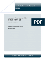 Causes and consequences of the oil shock of 2007–08