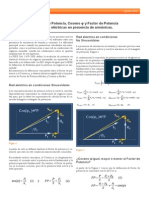 Factor de Potencia Real y Desplazado