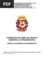 Modelo de Manual - Município de São Paulo