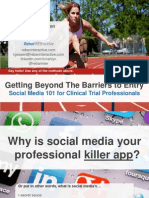 Social Media 101 for Clinical Trial Professionals