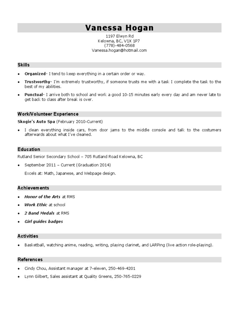 Simple Skill Based Resume Template | PDF | Career & Growth