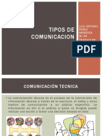 Tipos de Comunicacion 2014 2