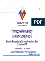 Promoción Salud Comunicación