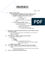 Property - Notes - Outline - 2012 