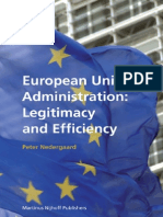 Brill European Union Administration Legitimacy and Efficiency