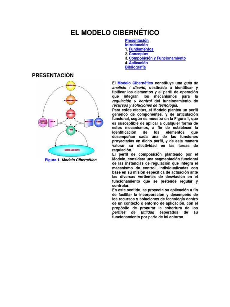 El Modelo Cibernético | PDF | Programa de computadora | Programación