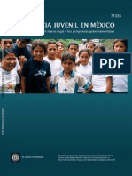La violencia Juvenil en México 2012 Banco Mundial