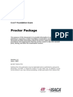 Cobit Foundation Exam Proctor Package 1108