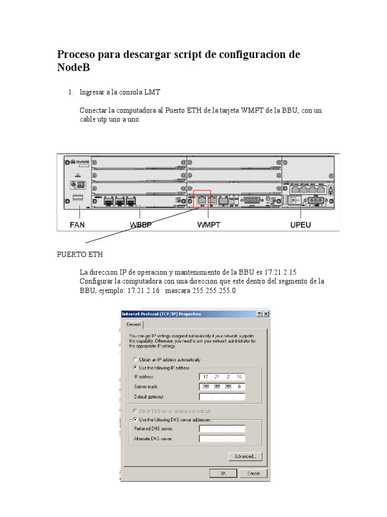 Configurar Nodo B Huawei | PDF