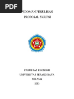 Download Pedoman Penulisan Proposal Skripsi by Indra Gugun Gunawan SN209033928 doc pdf