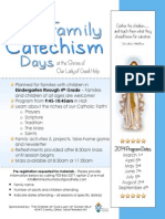 Shrine First Saturday Family Day Flyer 2014