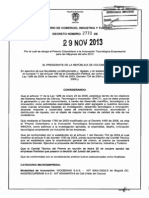 Decreto 2770 Del 29 de Noviembre de 2013