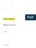 Web Development Proposal Template