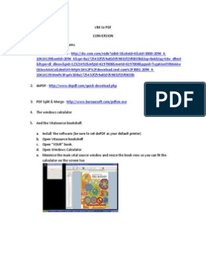 Vbk To Pdf Optical Character Recognition Computing