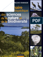 Dictionnaire Encyclopédique Des Sciences de La Nature Et de La Biodiversité PDF