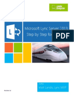 Microsoft Lync Server 2013 Step by Step for Anyone_REV012