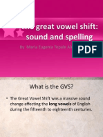 The Great Vowel Shift