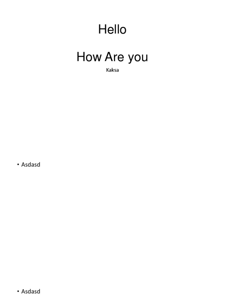 Greeting and Placeholder Content | PDF