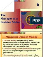 The Manager As A Decision Maker