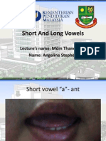 Short and Long Vowels