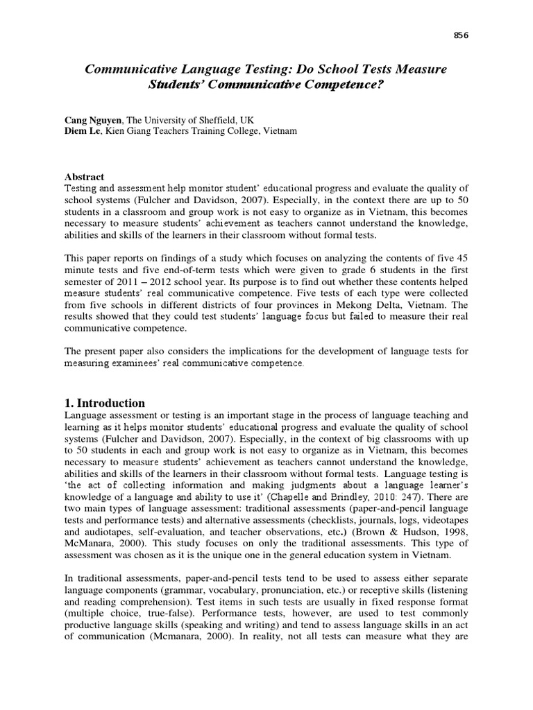 Communicative Language Teaching | PDF | Multiple Choice | Educational ...