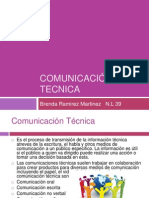 COMUNICACIÓN TECNICA
