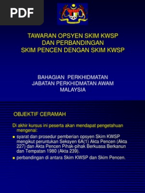 Tawaran Opsyen Dan Perbandingan  PDF