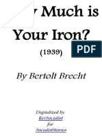 How Much Is Your Iron - Bertolt Brecht