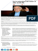 Chomsky Desvela La Naturaleza Del Temor Al Apocalipsis Zombi