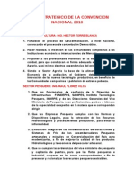 Plan Estrategico de La Convencion Nacional 2010