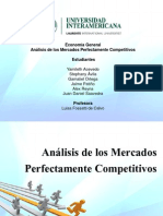 Análisis de Los Mercados Perfectamente Competitivos