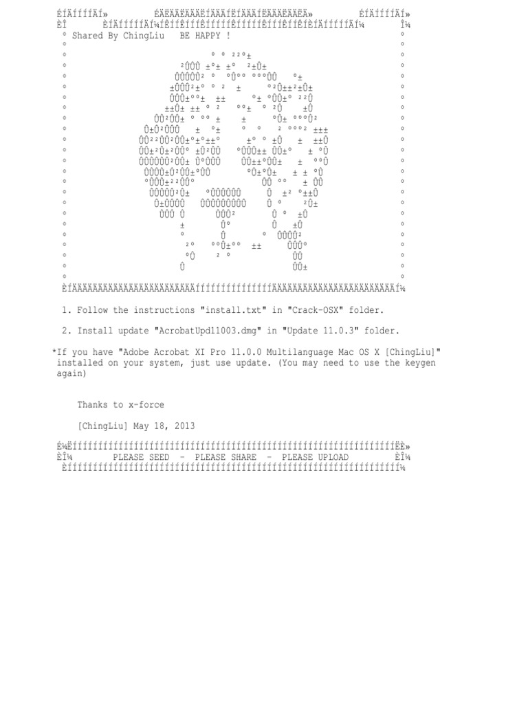 Acrobat xi pro keygen