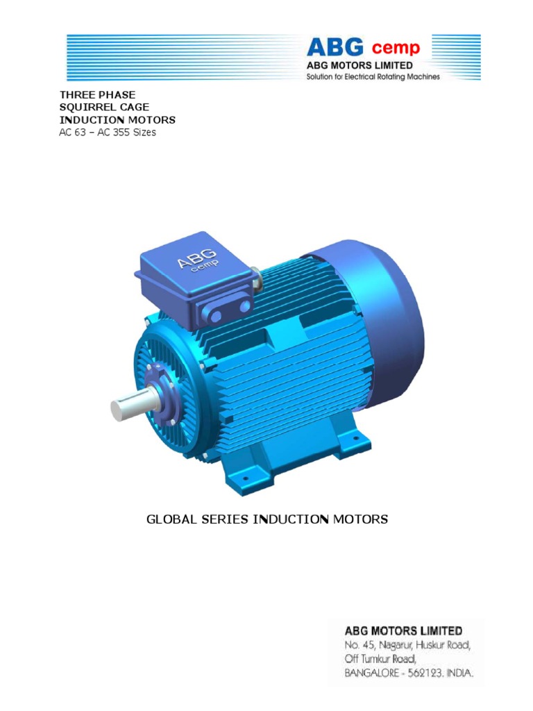 Induction Motor Engines Hvac