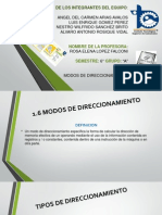 1.6 Modos de Direccionamiento